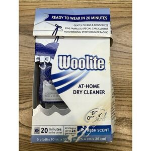 Woolite At-Home Dry Cleaner Fresh Scent Sheets 4 Packs